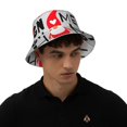 thumbnail image 4 of Kll Gnome Home With A Cute Gnome Bucket Hat for Women Men Packable Travel Beach Sun Hat Outdoor Rave Accessories Reflective Fisherman Cap, 4 of 6