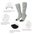thumbnail image 3 of Fotbe Rose Flowers Calcetas Divertidas Estampadas para Hombre y Mujer, Calcetas de Algodón hasta la Rodilla para Caminar, Correr, Enfermería y Embarazo, 3 of 6