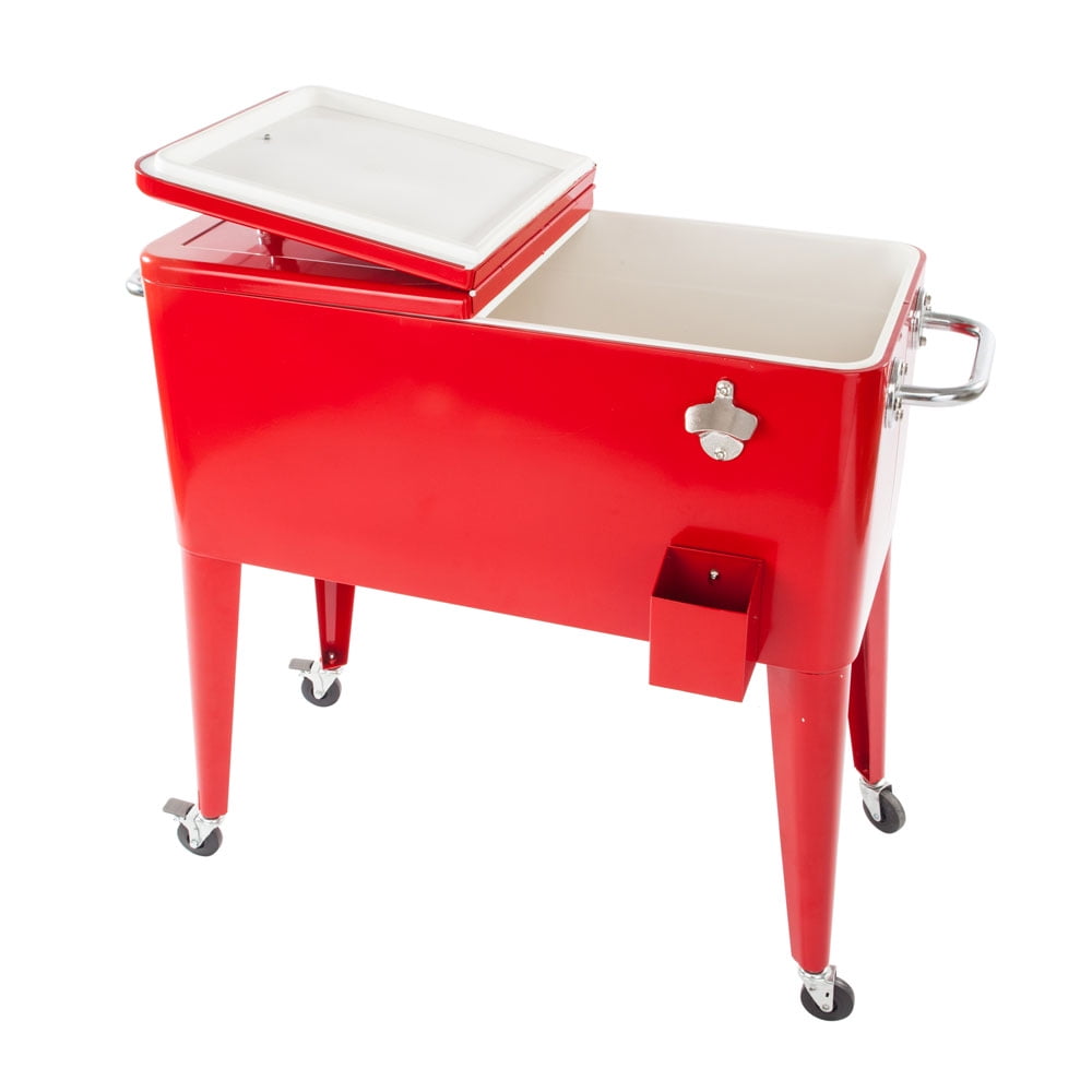 Ktaxon wheeled Rolling Cooler Box 80quart Cooler Beer
