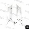 thumbnail image 2 of HONGK- Billet Saddlebag Latch Covers Compatible with Touring Models 93-13 Chrome [B072W7WZXR], 2 of 4