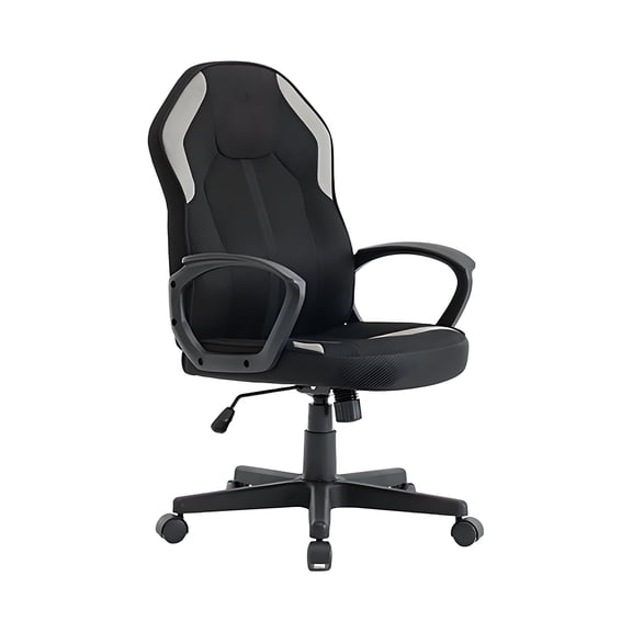 Ergonomic Office Chair – Mesh and Tech Fabric, Adjustable Height, Swivel, Gentle Recline, Lumbar Support, Desk Chair for Home or Office Use