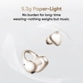 thumbnail image 3 of Realme Buds Clip Open-Ear Wireless Earbuds, 11mm Dual Magnet Drivers, 3D Spatial Audio, 36H Playtime, AI ENC, IP55, 45ms Low Latency Titanium Gold, 3 of 9