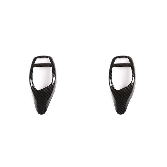 Riwesomey Cubierta de palanca de cambios de coche de plástico Cubiertas de perilla interior extraíbles Tipo B Typ B 2piezas