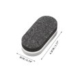 thumbnail image 4 of Unique Bargains 50 Pcs Mini Block Oval Nail Buffers for DIY Gray Black, 4 of 6