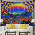 thumbnail image 4 of Sun Rise Trippy Tapestry, 4 of 5