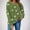 *Green, variant on ClodeEU Women's Floral Print Long Sleeve Sweatshirts ,Casual Crew Neck Loose Going Out Pullover Tops White,Womens Plus XXL