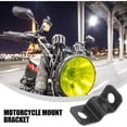 thumbnail image 3 of CIMAXIC 1 Pair Fork Mount Turn Signals Black For Motorcycle Riders, 3 of 8