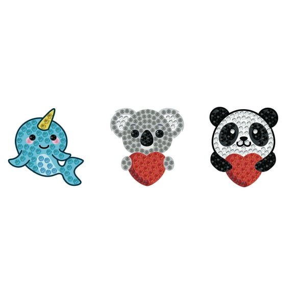 DIAMOND DOTZ® BIG DOTZ® Sticker Pack Love You Chums Diamond Painting Kit