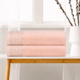 thumbnail image 3 of Juego de toallas de baño REGALWOVEN Pack de 2, toallas de baño suaves y altamente absorbentes, toallas de secado rápido para el cuerpo, rosa-1 28' x 56', 3 of 7