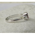 thumbnail image 5 of HeartsAndYou 0.5ct Natural Red Garnet Ring Bezel Set Solitaire 100% REAL 14k SOLID White Gold, 5 of 9