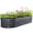6x2x1 ft Green, variant on King Bird 6x2x1 ft Raised Garden Bed Kit Elevated Planter Box Galvanized Steel for Indoor Outdoor for Vegetables Flowers Patio Gardening Dark Gray