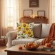thumbnail image 5 of Otoño Almohada Cubiertas de Acción de Gracias Almohada 17.7x17.7 Pulgadas Otoño Calabaza Patrón Almohada Decorativa Abajo Tela Material Oculto Cremallera Decoración Del Hogar Otoño Decoración Del Hoga, 5 of 6