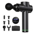 thumbnail image 3 of Massage Gun, FYLINA Handheld Deep Tissue Massager with 30 Speeds & 6 Heads for Neck, Back Full Body Muscle Massage, Black, 3 of 6
