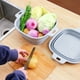 thumbnail image 3 of Folding Drains Basket Kitchen Sink Multi-functional Fruit And Vegetable Basket Fruit And Vegetable Basket Expansion Silicones Folding Filter Basket, 3 of 3