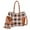 Cognac Brown, variant on MKF Collection Paloma Vegan Leather Women's Shoulder Bag, Elegant Tote Purse Handbag by Mia K - Cognac Brown