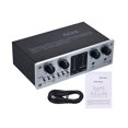 thumbnail image 2 of Yeacher 422A 4-Channel USB Audio System Interface External Sound Card +48V phantom power DC 5V Power Supply for Computer Smartphone With USB Cable, 2 of 7