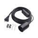 thumbnail image 2 of Cable de extensión para lámpara colgante, para bombilla de 60 W con base E26, accesorios de iluminación para granja, garaje, enchufe estadounidense. Cable de 18 m, 2 of 8