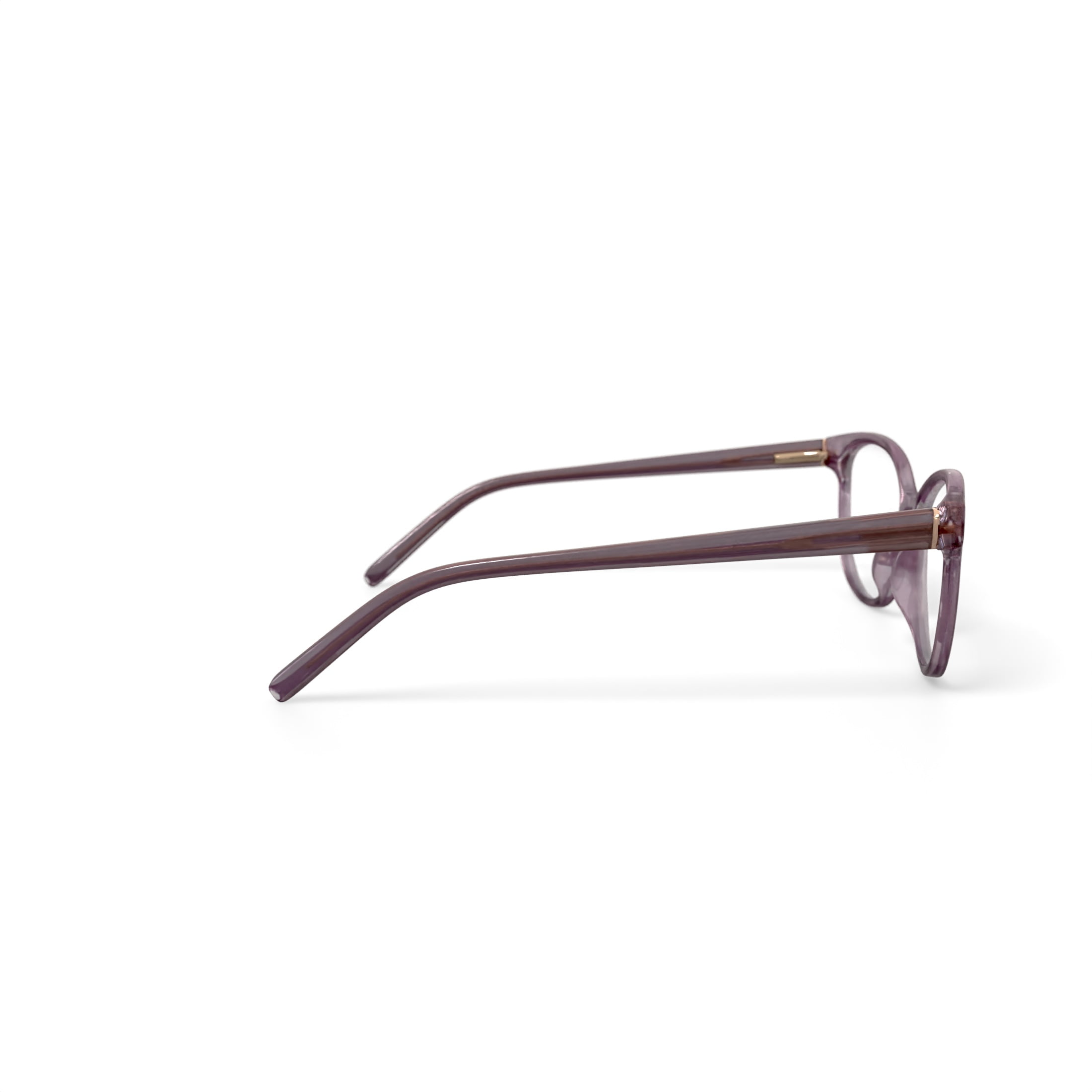 Bio Eyes Women's BE223 Geranium Round Prescription Eyeglasses with Case, Pink Crystal