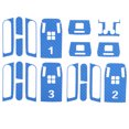 thumbnail image 1 of Quadcopter FPV Sticker Waterproof Carbon Fiber Protector Decal Skin For DJI SPARK Drone Blue, 1 of 3