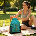 thumbnail image 2 of Outdoor Drawstring Backpack with Elastic Cord Storage – Quick Dry Oxford Cloth Sack for Swimming,Park,Daily Commute, 2 of 6