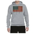 thumbnail image 2 of Wild Bobby, American Game Flag Baseball Bat, Sports, Unisex Graphic Hoodie Sweatshirt, Heather Grey, Small, 2 of 3