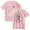 Pink, variant on Phil Wickham Song Of The Saints Album Cotton T-shirt Women Men Short Sleeve Crewneck Fashion Tee