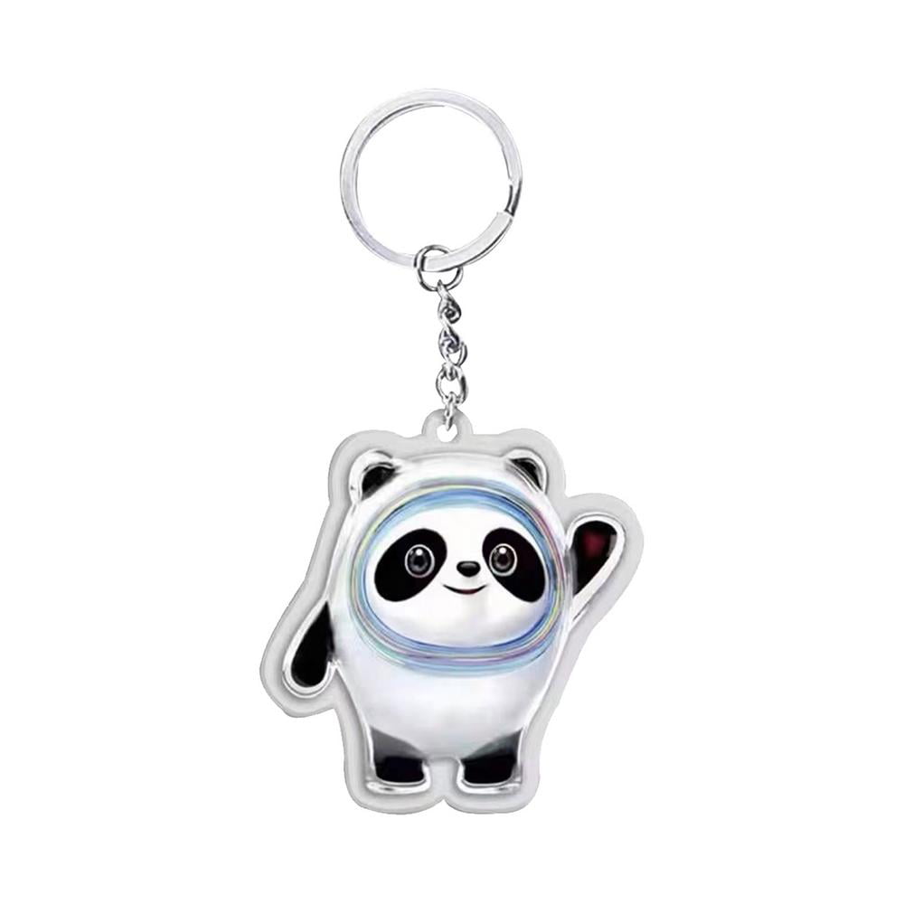 Mascot Pendant Print Winter Olympics Games Key Chain Gifts for Him Her 2022 Bing Dwen Dwen Panda Keychain 