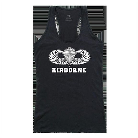Airborne Graphic Tank Top, Black - 2XL