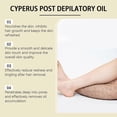 thumbnail image 3 of Cyperus Rotundus Oil for Hair Removal, 60ml Raw Cyperus Oil, Reducing Body Hair Growth, Smooth Skin, Moisturizing & Soothing, 3 of 4