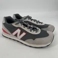 thumbnail image 2 of New Balance shoes mens 12 515 gray red suede low top athletic athleisure walking, 2 of 6
