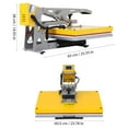 thumbnail image 2 of 24x16 Heat Press, Digital Professional Press Machine, Fast Heating Heat Transfer Machine for T-Shirt, 2 of 11