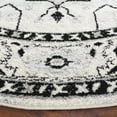 thumbnail image 3 of SAFAVIEH Tulum Nathan Oriental Area Rug, Ivory Grey/Charcoal, 6'7" x 6'7" Round, 3 of 8