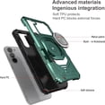 thumbnail image 4 of Military Grade Robotic Series Hybrid Case with Ring Grip for Samsung Galaxy A35 5G - Green, 4 of 6