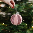 thumbnail image 6 of Hxlamzoo Pink Feather Christmas Ornaments, Gift Box Shape, Elegant Holiday Decor for Xmas Tree, Mantel, Festive Home Party Decoration​, 6 of 6