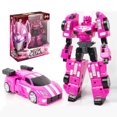 thumbnail image 2 of Juego de juguetes combinados para vehículos de automóviles, colección de modelos, juguetes de automóviles deformados para niños, 2 of 6