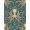 Teal Cream, Pattern 2, variant on ODIKA 8'x10' Washable Area Rug Doormat Horror Distressed Nautical Vintage Map Border Rum Octopus Refined for Dining Room, Large Office, Lounge, Non-Slip Chair-Friendly Mat
