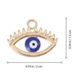 thumbnail image 2 of 50pcs Evil Eye Charms, 2 of 3