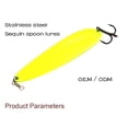 thumbnail image 2 of Cuchara Giratoria Wobbler Hundimiento Metal 8 Pulgadas para Pesca en Trucha Lubina Y Caballa, 2 of 9