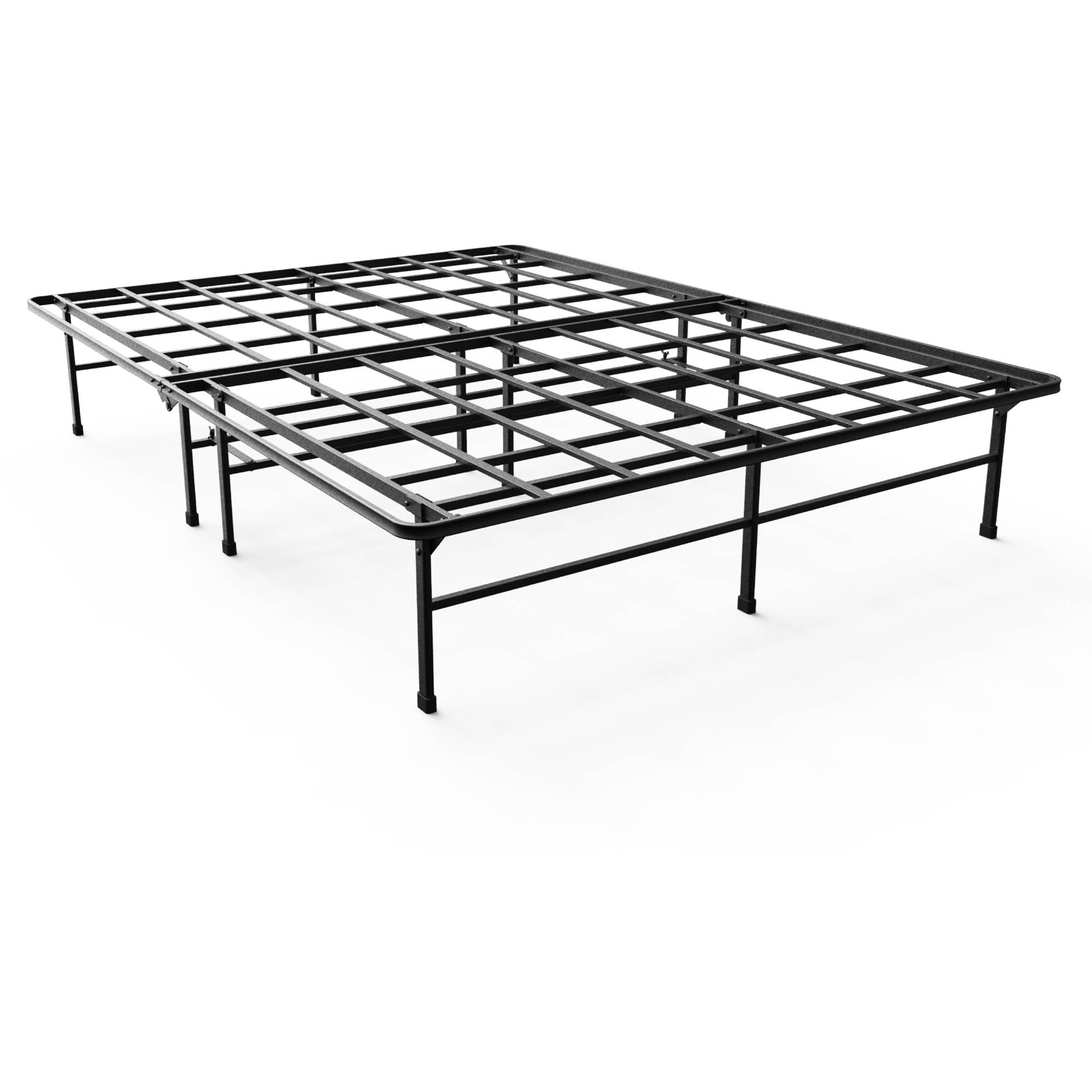 spa sensations 14 high profile foldable steel smart base bed frame with under bed strorage easy no tools assembly multiple sizes walmartcom - Sturdy King Size Bed Frame spa sensations 14 high profile foldable steel smart base bed frame with under bed strorage easy no tools assembly multiple sizes walmartcom - Sturdy King Size Bed Frame
