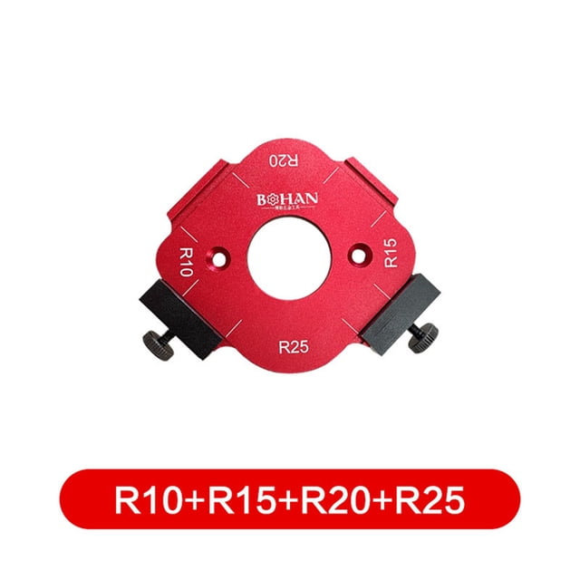 Cqxid Woodworking Tools Under $10 4 In 1 Arc Angle Positioning Template Corner Router Template Aluminum Alloy Corner Template For Woodworking For Cutting Machine