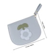 thumbnail image 4 of BRIGHTFUFU Petit Pochette pour Femmes Rangement de Pièces 1Pcs Tout - Bleu Ciel, 4 of 8
