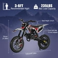 thumbnail image 4 of Dapmiu Professional Mini Motocross 49CC - 10" Off-Road Tires, Upgraded Braking System & 27cm Ground Clearance Black, 4 of 8