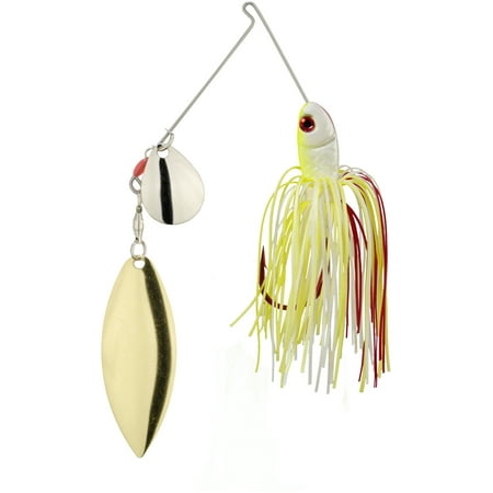 Strike King BL Spinnerbait 3/8oz Bleeding Chart/White