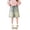 Blue, variant on lnmuld Shorts for Girls Stretch Waist Denim Capri Shorts for Casual Outdoor Play and School Comfort Lightweight Summer Wear Size:9-10 Years