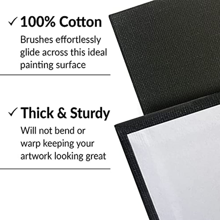 Canvas Panels Canvas Boards for Painting (8x10 Canvases - 20 pcs Value  Pack)