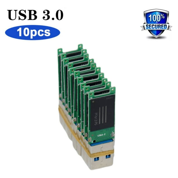 Memoria USB 3,0 con chip a prueba de agua, unidad flash con carcasa de metal, 4GB, 8GB, 16GB, 32GB, 64GB, 1/10 GB, 128 unidades
