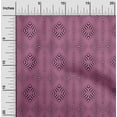 thumbnail image 2 of oneOone Velvet Fuschia Pink Fabric Moire Craft Projects Decor Fabric Printed By The Yard 58 Inch Wide, 2 of 4