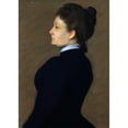 thumbnail image 2 of Lilla Cabot Perry 18x24 Gold Ornate Framed and Double Matted Museum Art Print Titled - Lady in Black (ca. 1905), 2 of 4