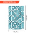 thumbnail image 2 of Rod-Free Courtyard Decorative Flag 12x18in Thick Fabric Four Seasons Universal Durable Not Easy To Fade Disassembly Convenient Turquoise Moroccan Trellis Hand-Drawn Sketch_62922_1, 2 of 8