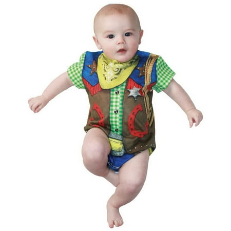 Infant: Cowboy Costume Romper Apparel Infant Bodysuit - Sublimation